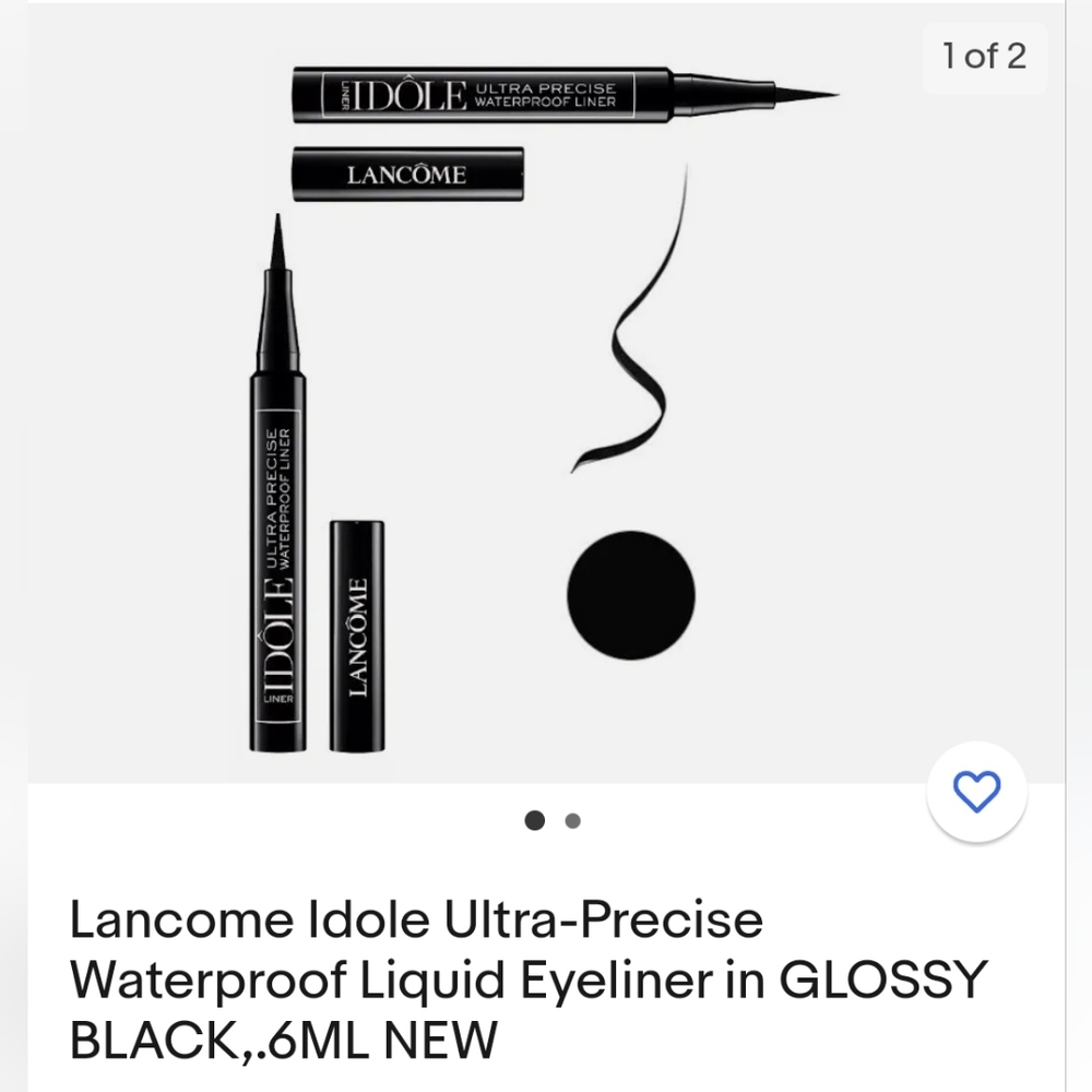 Lancôme 01 GLOSSY BLACK Lancôme Idôle Ultra-Precise Felt Tip Waterproof Liner